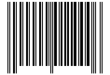 Number 11000 Barcode