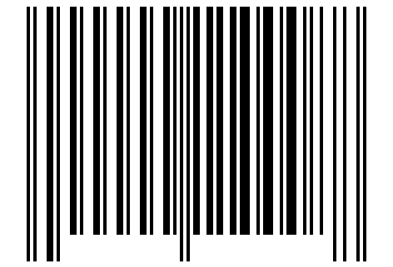 Number 110008 Barcode