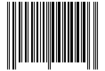 Number 11001000 Barcode