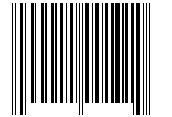 Number 11001010 Barcode