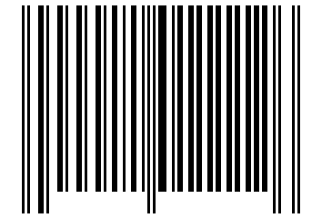 Number 11011112 Barcode