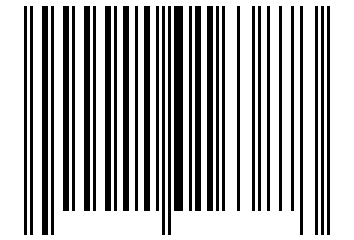 Number 11016387 Barcode