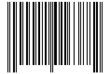 Number 11016388 Barcode