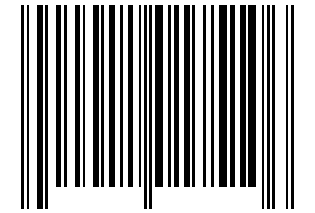 Number 11017510 Barcode