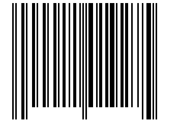 Number 11019275 Barcode