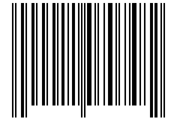 Number 11070748 Barcode