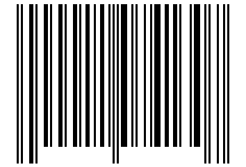 Number 11074130 Barcode