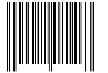 Number 11081463 Barcode