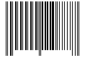 Number 110887 Barcode