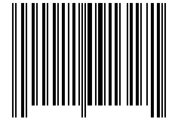 Number 11091317 Barcode