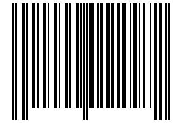 Number 11097 Barcode
