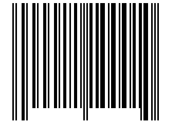 Number 11100010 Barcode