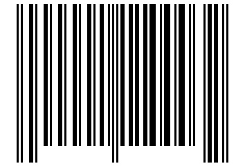 Number 1110003 Barcode