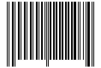 Number 1111107 Barcode