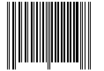 Number 11111108 Barcode