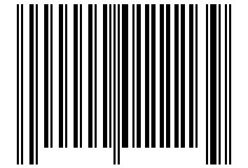 Number 11113 Barcode