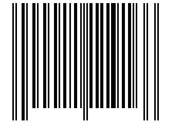 Number 11119166 Barcode