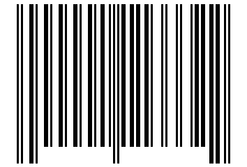 Number 1113332 Barcode