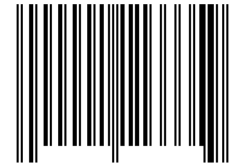 Number 1113335 Barcode
