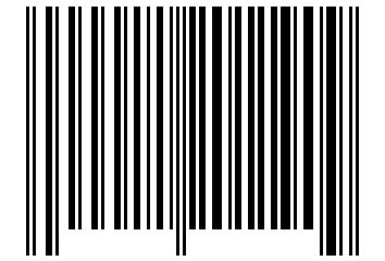 Number 11201190 Barcode
