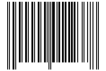 Number 11237 Barcode