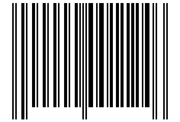 Number 1124 Barcode