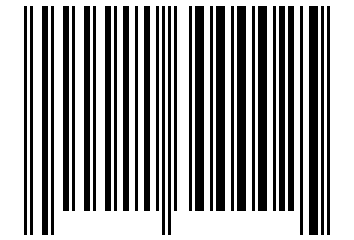Number 11300002 Barcode