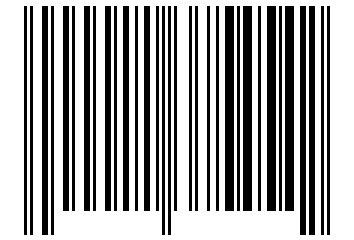Number 11375454 Barcode