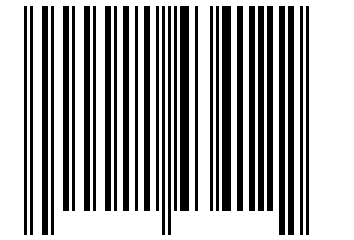Number 11434122 Barcode