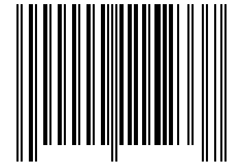 Number 115233 Barcode