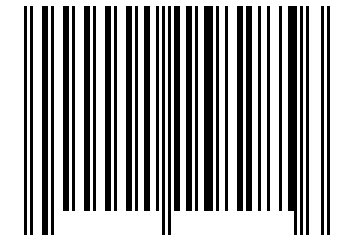 Number 1158285 Barcode