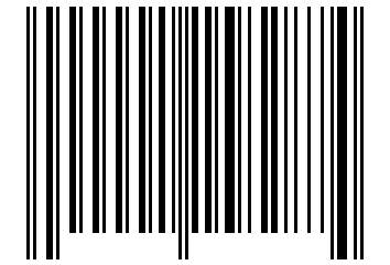 Number 1158287 Barcode