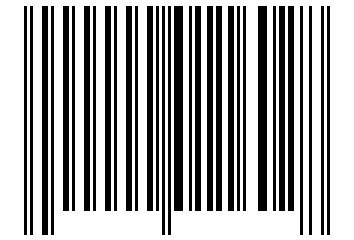 Number 11602 Barcode