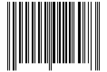Number 11607 Barcode