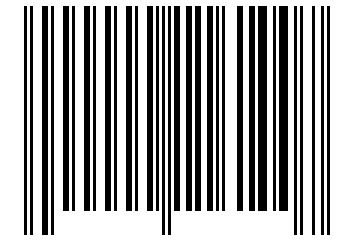 Number 116100 Barcode