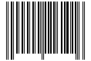 Number 116101 Barcode