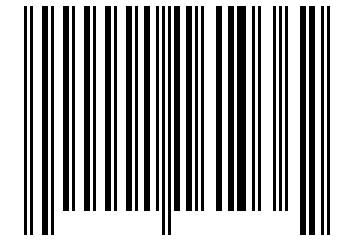 Number 1161036 Barcode