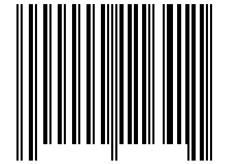Number 116411 Barcode