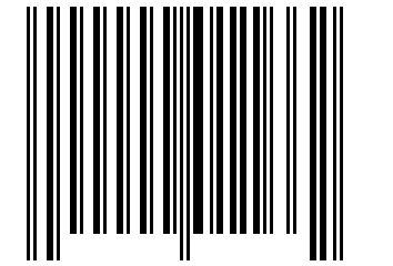 Number 11662 Barcode