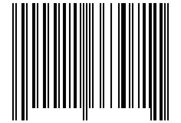 Number 11663071 Barcode