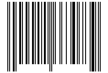 Number 11663073 Barcode