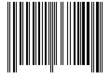 Number 11668140 Barcode