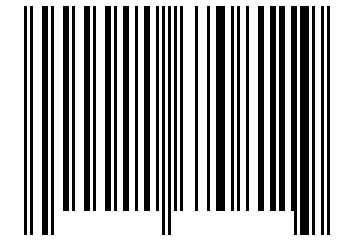 Number 11670811 Barcode