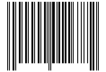 Number 11677 Barcode