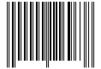 Number 116963 Barcode