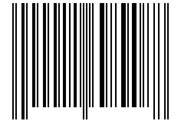 Number 11698908 Barcode