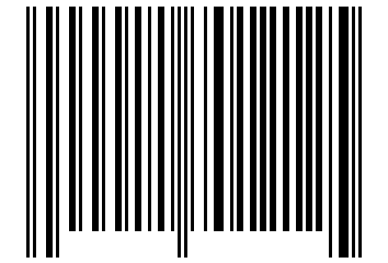 Number 11701212 Barcode
