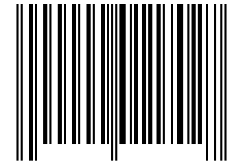 Number 11702 Barcode