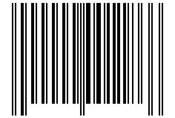 Number 1186 Barcode