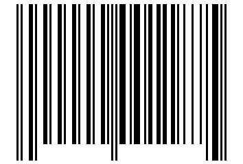 Number 1187 Barcode